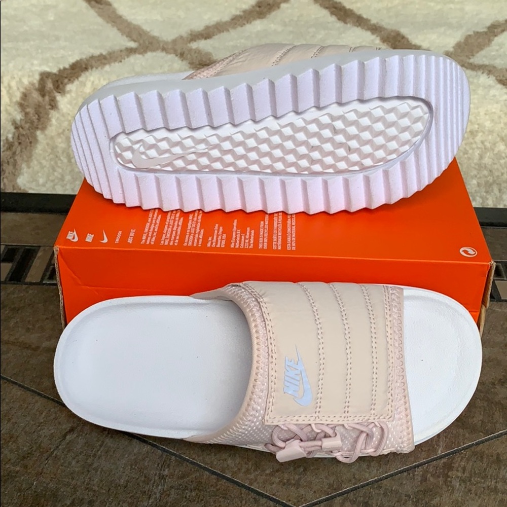 WMNS NIKE ASUNA SLIDE NA White Ghost-Barely Rose - Picture 3 of 16